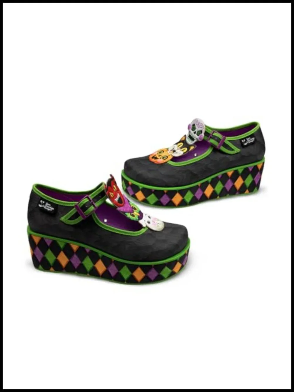 Whimsical Platform Mary Jane Shoes with Cushioned Insole